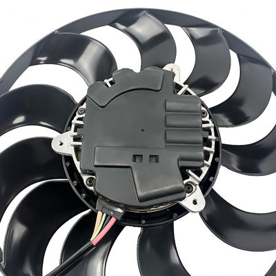 فن رادیاتور موتور اتوماتیک / فرش فن خنک کننده تعویض OEM 3Q0959455C برای موتورهای مختلف - 12 ولت