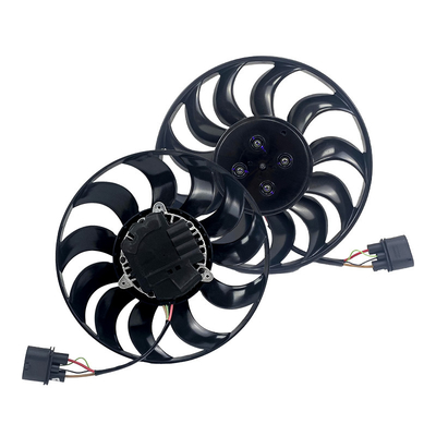 فن رادیاتور موتور اتوماتیک / فرش فن خنک کننده تعویض OEM 3Q0959455C برای موتورهای مختلف - 12 ولت