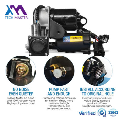 LR4 Sport L320 سیستم های تامین هوا هیتاچی LR023964 LR015303 پمپ فشرده کننده تعلیق هوا برای Land Rover Discovery 3 4 LR3