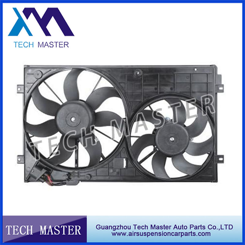OEM 1TD121203A ماشین الکتریکی خنک کننده فن دوگانه برای VW DC 12V 1 سال گارانتی