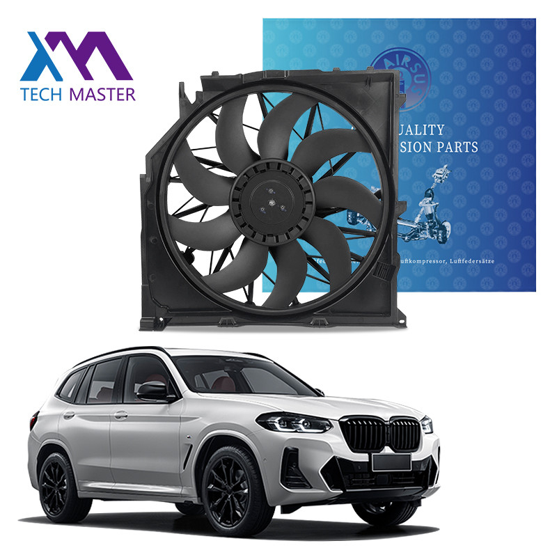 فن خنک کننده ماشین پلاستیکی کارآمد با گزینه های OEM برای گواهینامه BMW E83 ISO TS15949