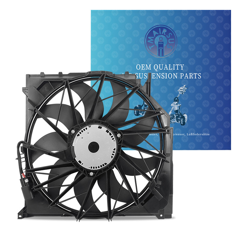 فن خنک کننده جهانی سطح موتور رادیاتور فن برای سیستم های الکتریکی خودرو 600W ولتاژ
