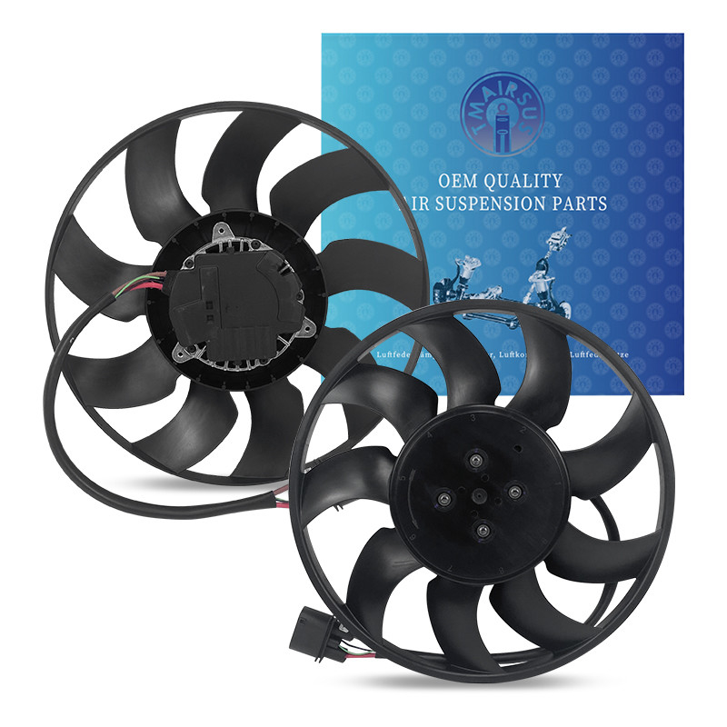 600W پورش کاین ماشین خنک کننده فن مجمع موتور سیستم تابش قطعات 8W0959455K PAB95945520 PAB95945530