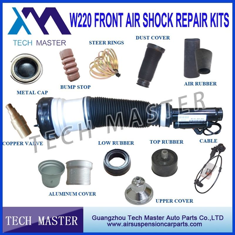 مجهز به کیت تعمیرات تعلیق هوای مجهز به سوراخ هوا برای مرسدس بنز W220 2203202438