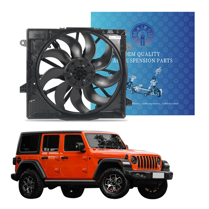 فن رادیاتور خنک کننده موتور خودرو برای جیپ Wrangler JL 2018-2022 Gladiator 68272755AC 68272755AB