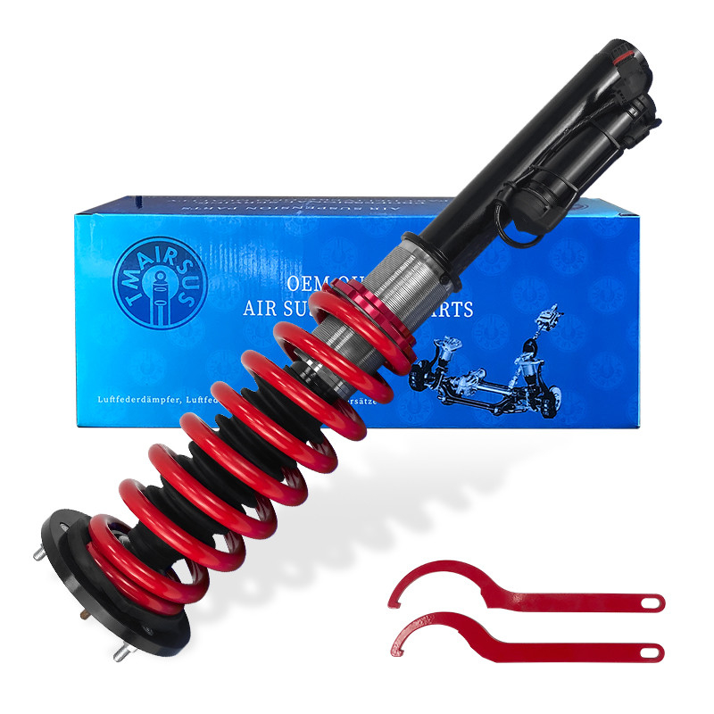 موقعیت جلویی بر روی خودرو مرسدس W220 کلاس S Air To Coil Spring Conversion Kit Absorber